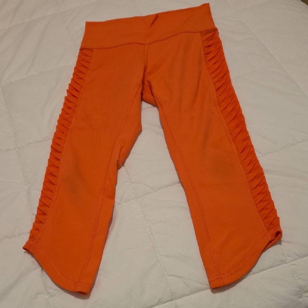 Lululemon Athletica Orange Leggings